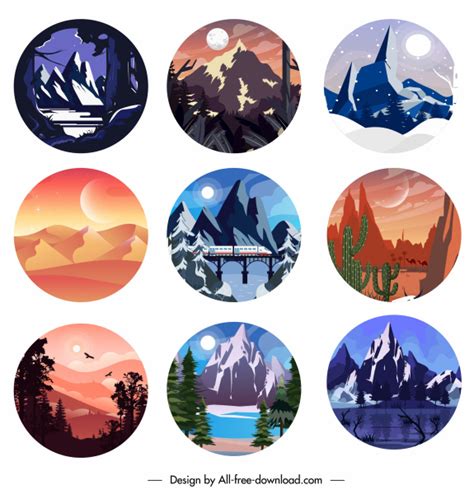 Vector landscape for free download about (725) Vector landscape. sort