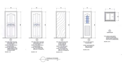 Ar 05 Schedule Of Doors And Windows Sunny B Ojeda Rmp