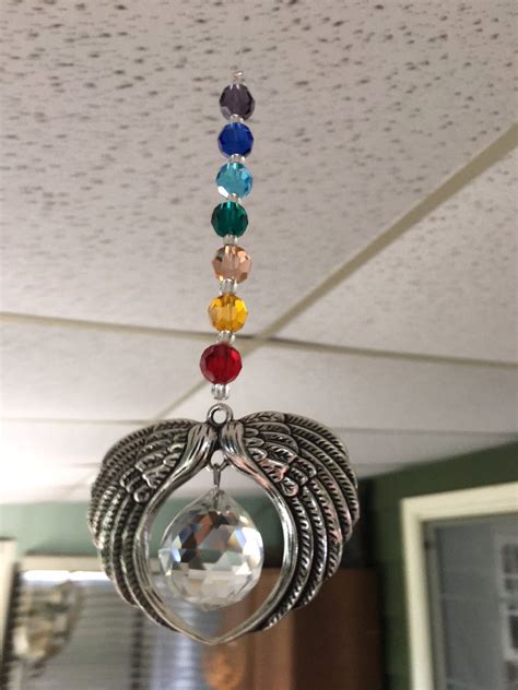 To connect with guardian angel home health care, inc., join facebook today. ANGEL CAR CHARM Rainbow Chakra Suncatcher Rear View Mirror ...