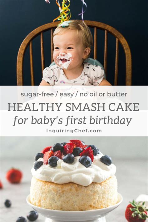 Healthy Smash Cake For Babys First Birthday Recipe Healthy Smash