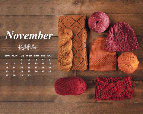 Free Downloadable Calendar For November 2016 From