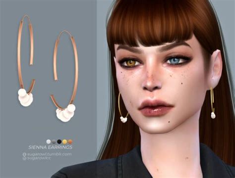 Frond Earrings The Sims 4 Catalog