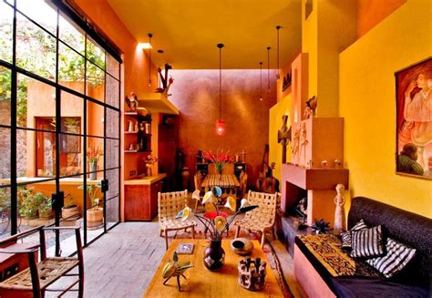 Colorful And Charming Mexican Interior Design House Decoration Ideas