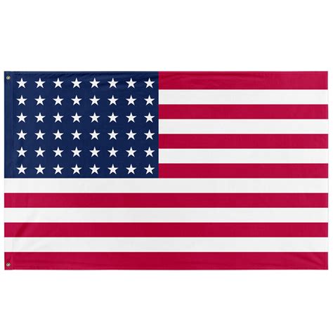 United States 48 Star Flag Mcarthur Loyalist Flag Single Sided