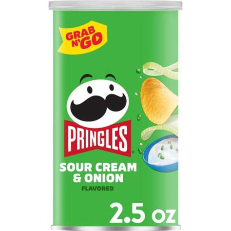 Pringles Sour Cream And Onion Potato Crisps Chips Grab N Go Snack Pack