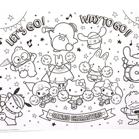 Hello Kitty & Friends Coloring Pages Roll - Sanrio | Hello kitty