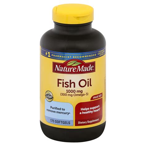 Save On Nature Made Fish Oil 1200 Mg Omega 3 300 Mg Supplement