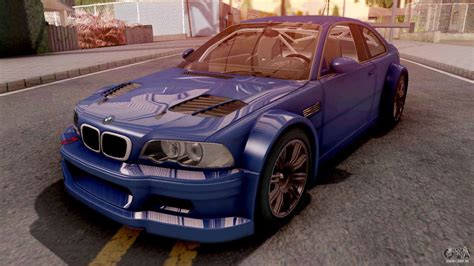 Forza motorsport 4, some tuning parts from; BMW M3 E46 GTR Blue para GTA San Andreas