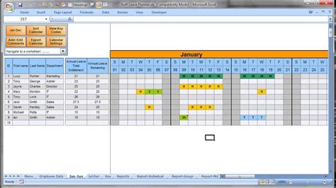 Maybe you would like to learn more about one of these? Employee Annual Leave Record Spreadsheet | Schedule ...