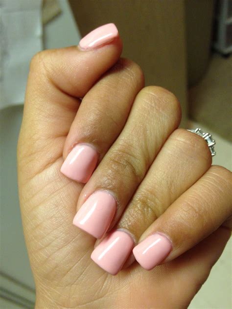 Pretty In Pink Short Square Nails Luv Short Square Acrylic Nails