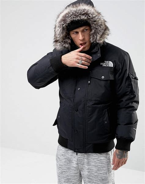 Bundle up with hooded jackets from the north face. The North Face Gotham Bomber Jacket With Detachable Faux ...