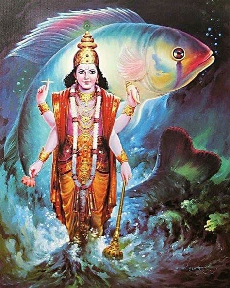 Matsya Avatar Lord Vishnu Vishnu Avataras Vishnu