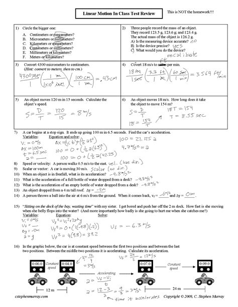Https://wstravely.com/worksheet/kinematic Equations Worksheet Answers