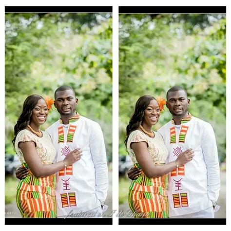 Ghana Bride And Groom African Wedding