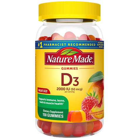Nature Made Vitamin D3 Adult Gummies Value Size Pick Up In Store