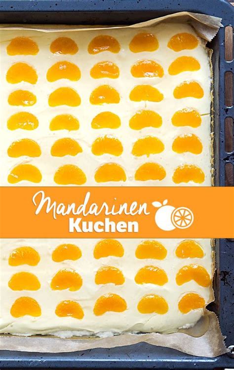 Eier und zucker schaumig schlagen. Mandarinen-Schmand-Kuchen vom Blech | Mandarinen schmand ...