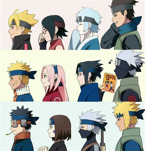 Evolution Of Team 7 Naruto Amino