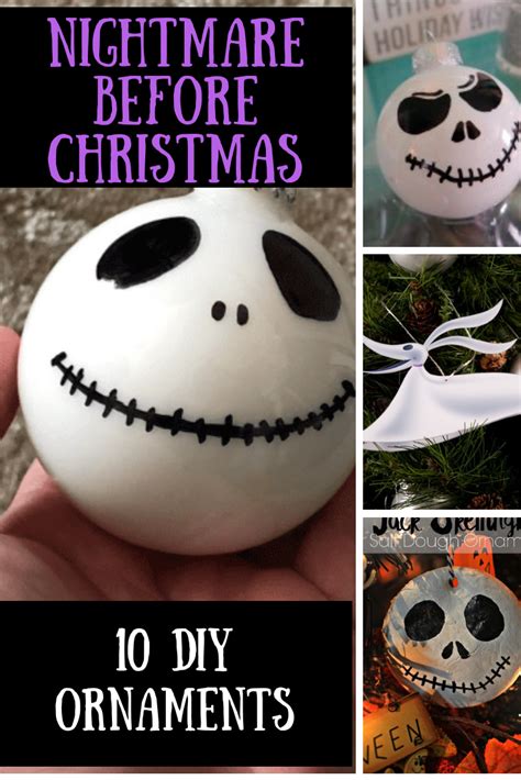 10 Diy Nightmare Before Christmas Ornaments A Girl Being Frugal