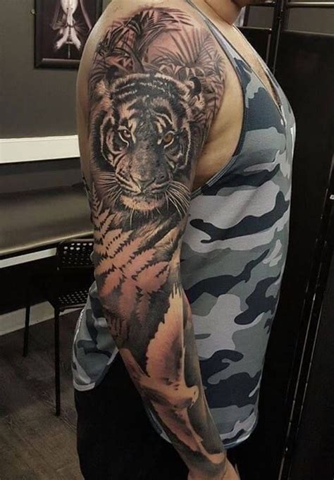 15 Best Sleeve Tattoo Designs Tiger Tattoo Ideas Petpress Tiger