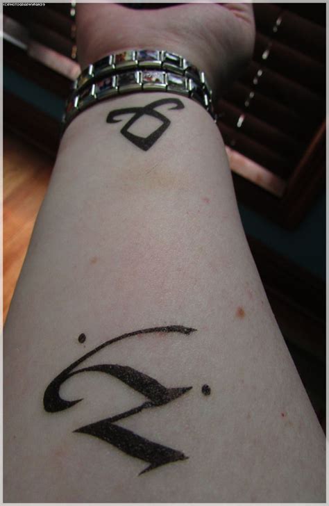 Inguz marks a norse rune tattoo, just above the wrist. 61 best images about Rune tattoos on Pinterest