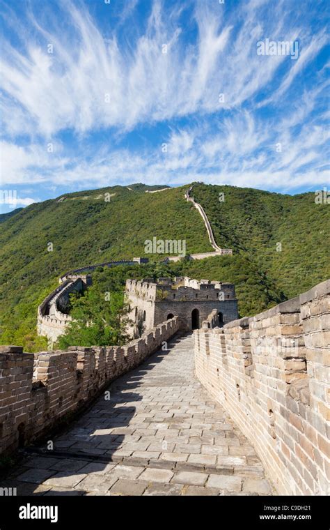 Great Wall Of China Unesco World Heritage Site Mutianyu Beijing