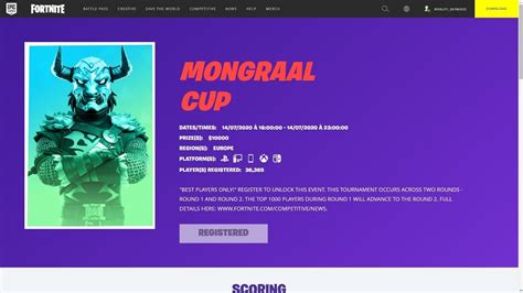 Best players only! register to unlock this event. COMMENT S'INSCRIRE A LA CUP MONGRAAL ET A LA CUP DREAMHACK ...