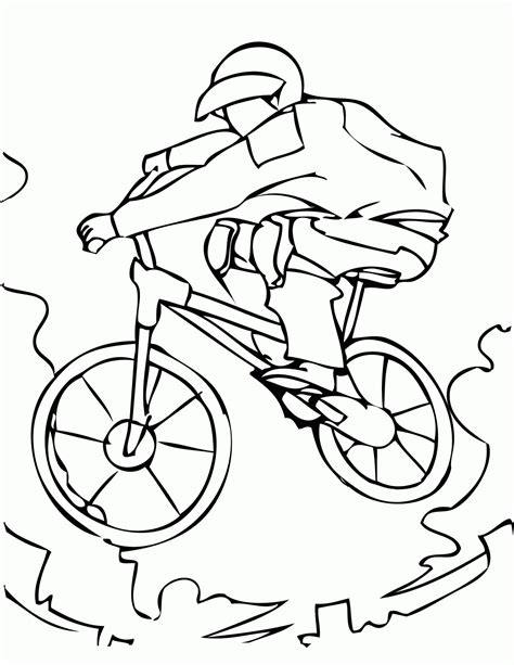 This helps you plan out a new bike, or a new paint job on your bike so you can get an idea of what you like before you buy or put in the work. Bmx Coloring Page - Coloring Home