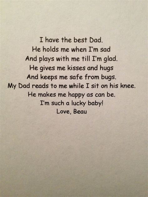 A Fathers Day Poem From A Baby I Just Got Poetic All Of A Sudden I