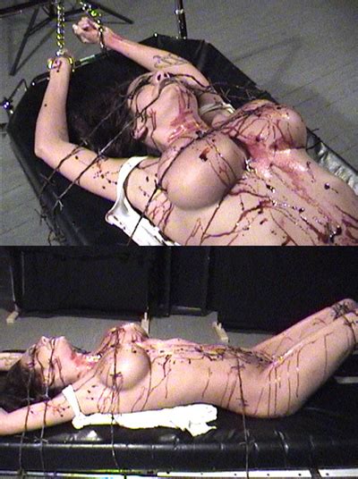 Southern Belles 1st Time In Bondage Jessie Wray Bound Nude In Barb Wire