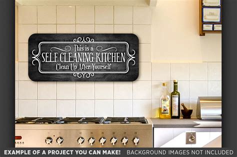 This Is A Self Cleaning Kitchen Clean Up After Yourself Sign 674 By