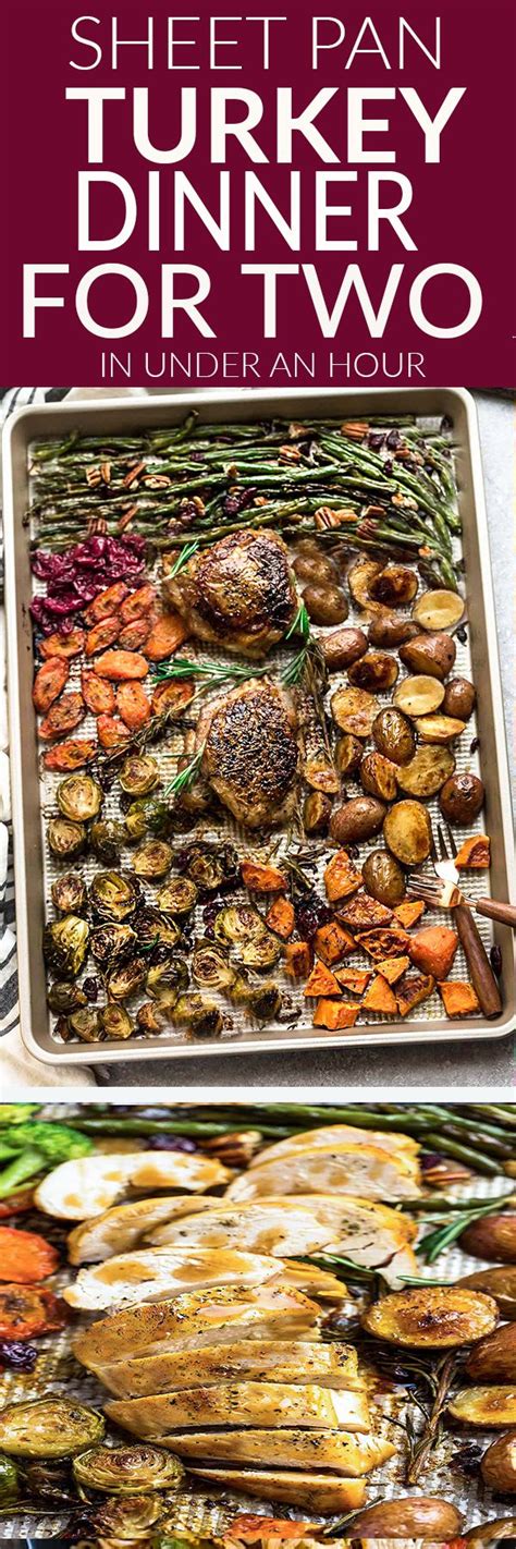 On christmas day all the family − grandparents, uncles and aunts, cousins − meet for the traditional christmas dinner. Sheet Pan Turkey Thanksgiving Dinner For Two - an easy and ...