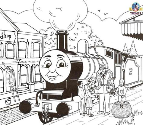 Edward The Train Coloring Pages Clip Art Library
