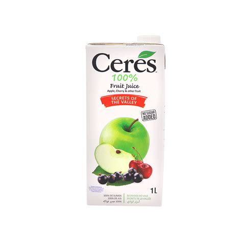 Ceres Fruit Juice Secrets Of The Valley 1l Federated Distributors Inc