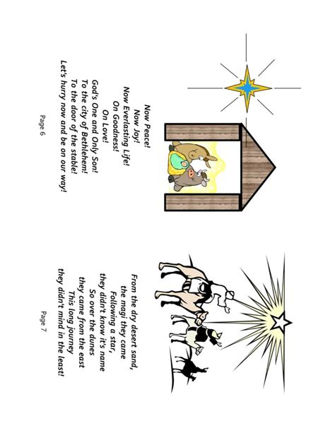 Story Of Christmas Printable Pdf Storybook About Jesus Birth