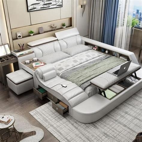 Modern Luxury U Type Fabric Sofa Bed Design Modern Bed Design