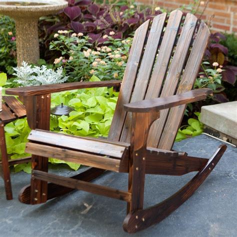 Faux wood design single clic rocking chair all weather rocker wicker rocking chair with cushion and pinele cay patio porch rocker all weather rocking chairs polywood. All-Weather Rocking Chairs - In Good Weather and Bad ...