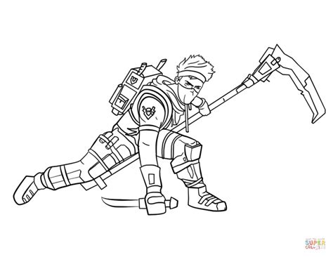 Fortnite Ninja coloring page | Free Printable Coloring Pages