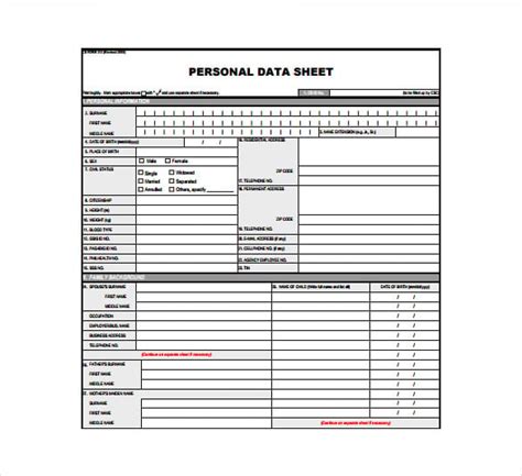 Free Microsoft Word Datasheet Templates Free Word Template