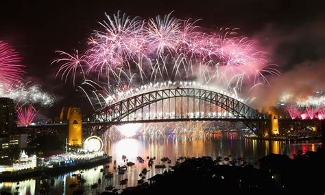 sydney fireworks beamed to a billion people as australians gather to see in 2015 new year s