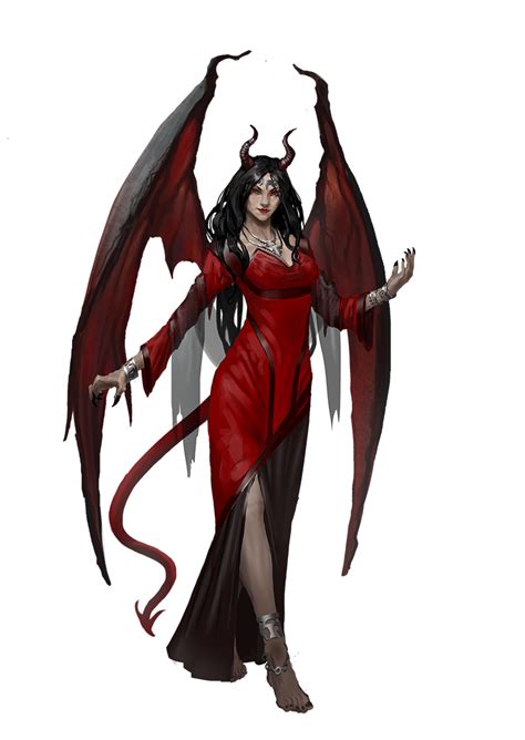 Succubus Demon In 2020 Fantasy Demon Fantasy Character Design