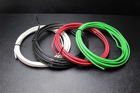 12 Gauge Thhn Wire Solid 4 Colors 25 Ft Each Red Black Green White Thwn