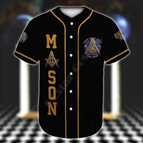 Plstar Cosmos Baseball Jersey Shirt 3d Printed Custom Lodge Name Number