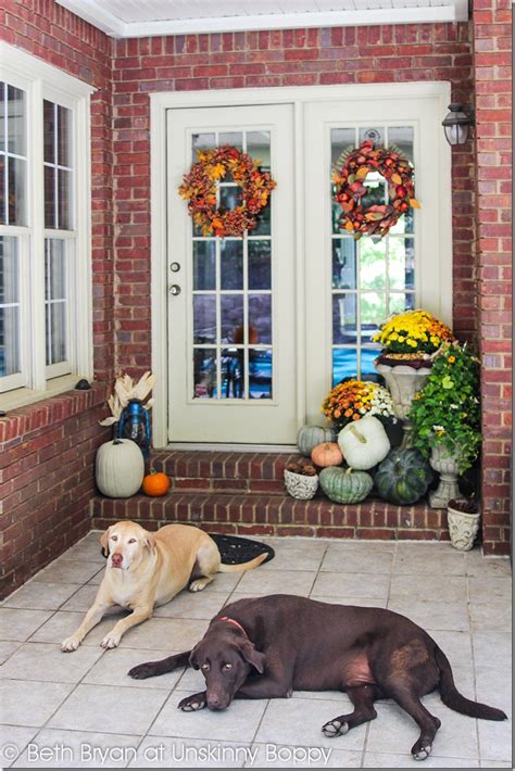 Decorating The Back Front Porch For Fall Unskinny Boppy