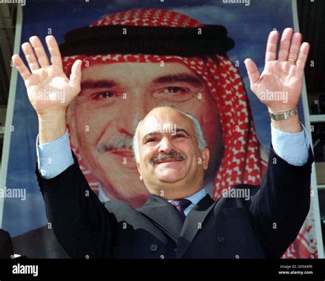 Jordans Crown Prince Hassan Waves To Crowds In Front Of Giant Portrait