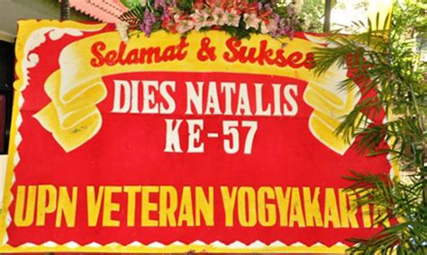 Contoh stiker dies natalis fkip unikal: Orasi Ilmiah Dalam rangka Dies natalis ke 57 UPN "Veteran ...