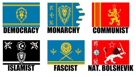 Alternate Flags Of The Alliance Warcraft By Wolfmoon25 On Deviantart