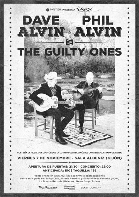 Dave Alvin And Phil Alvin With The Guilty Ones Sala Albéniz Gijón