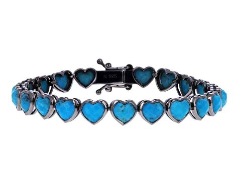 Turquoise Heart Bracelet Turquoise Heart Fine Jewelry Designers Jewelry