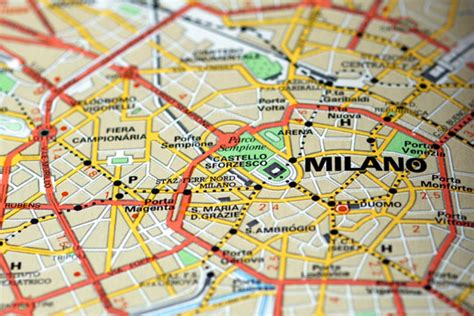 Map Of Milan Italy United States Map