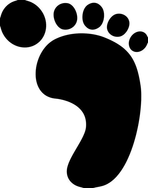 Foot Print Toes Human Free Vector Graphic On Pixabay